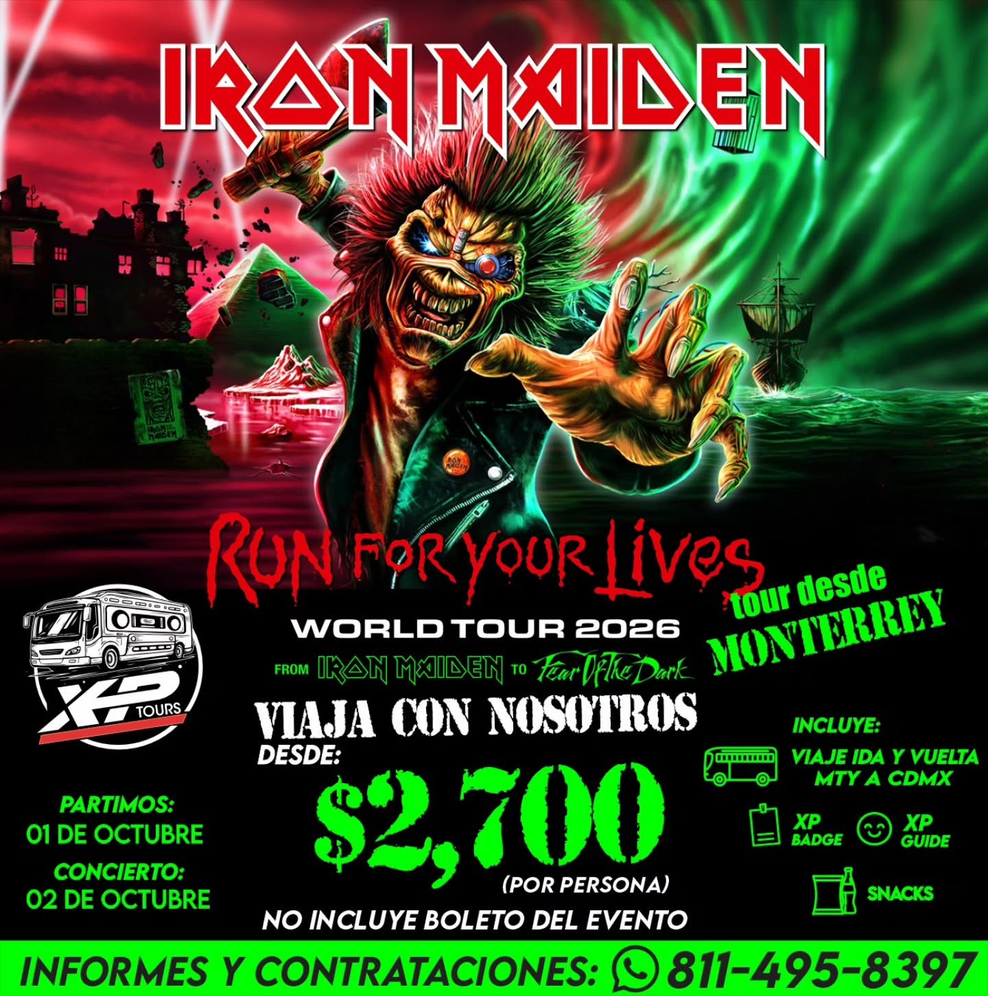 Iron Maiden · Run For Your Lives Tour