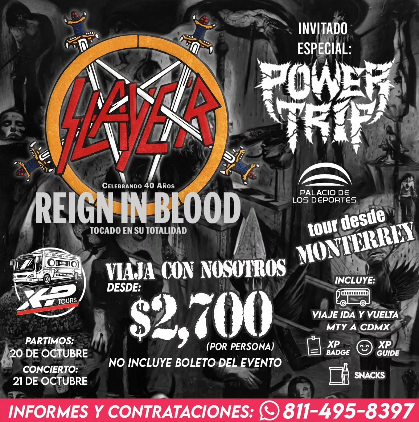 Slayer · Reign In Blood Tour 2026